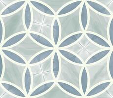 Floral line artistic decorative seamless patern. Abstract organic shapes ornamental tile leaves and lines geometric pattern. Stylish template for design. vector