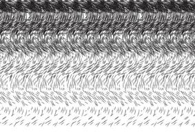 Seamless pattern with ripple wavy lines horizon gradient. Ripple dotted texture vector