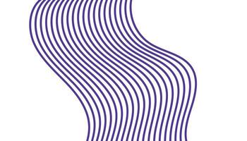 A purple wave with a curved line vector