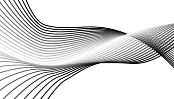 Abstract wave illustration vector