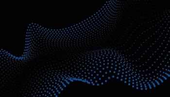 Abstract blue wave background vector