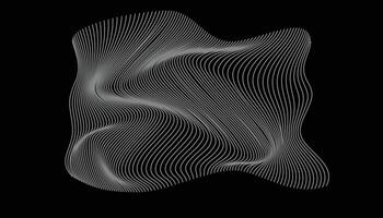Abstract wave line illustration vector