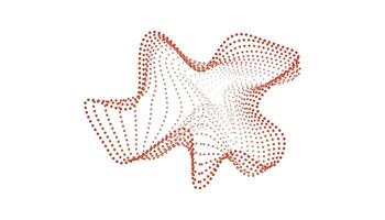 A red dot pattern on a white background vector