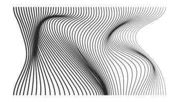 Abstract lines on a white background vector