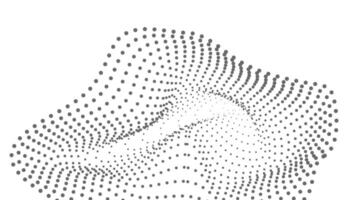 A black and white illustration of a wave vector