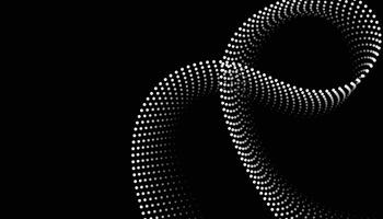 A black and white image of a spiral shape vector