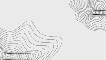 Abstract lines and curves on a white background vector