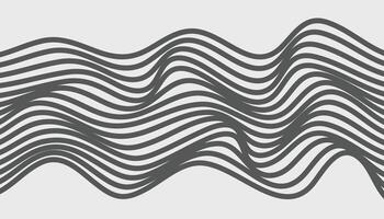 A black and white wave pattern on a white background vector
