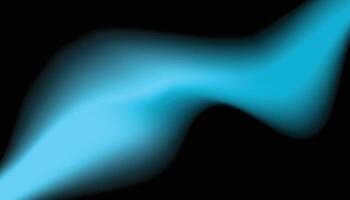 A blue wave on a black background vector