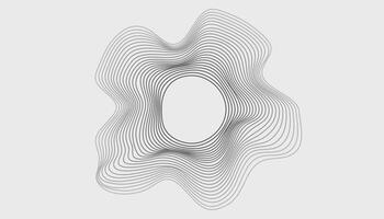 Abstract design of a wave illustration vector