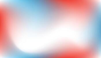 A red and blue blurred background with a white background vector
