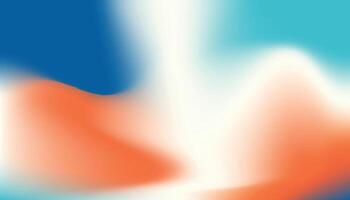 An abstract image of a blue and orange wave vector