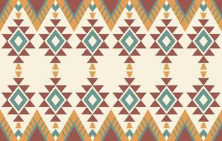 A native american style pattern with geometric shapes vector