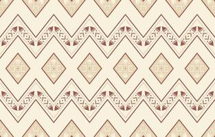 A pattern with red and brown geometric shapes vector