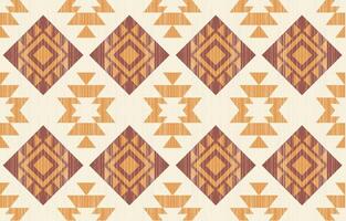 An abstract pattern with brown and orange geometric shapes vector