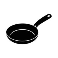 Frying Pan Side View Icon vector