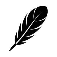 Feather Floating Icon vector