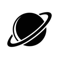Planet with Ring Icon vector