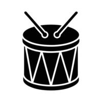 Drum with Sticks Icon vector