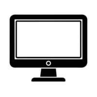 Desktop Computer Monitor Icon vector