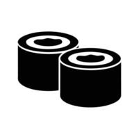 Sushi Roll Pair Icon vector