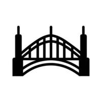 Bridge Suspension Icon vector