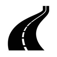Road Highway Curve Icon vector