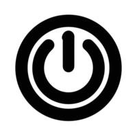 Power Button Icon vector