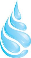 Abstract Water Drops vector