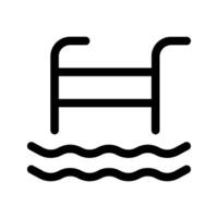 Swimming Pool icon. Pool sign. for mobile concept and web design. illustration on background vector