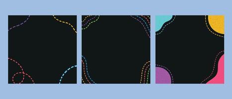 Modern Abstract Pastel Background Collection 2 vector