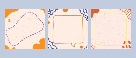 Modern Abstract Pastel Background Collection 1 vector