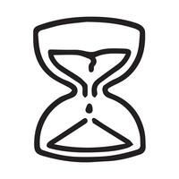 Hourglass Simplicity Timeless Design Symbol of Passing Moments and History vector
