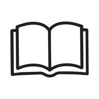 Open Book Beckons Readers to Dive Into Boundless Knowledge and Stories vector