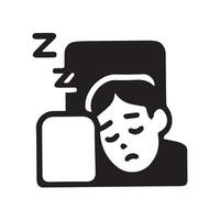 A Peaceful Slumber Capturing the Essence of Restful Sleep at Night vector