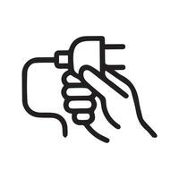 Power in Hand A Symbol of Connection Energy and Control Iconography vector