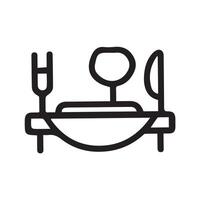 Elegant Table Setting A Culinary Icon of Dining and Delicious Meals vector