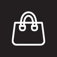 Chic Handbag Icon A Sleek and Modern Design For Stylish Projects vector
