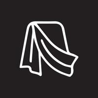Cozy Cloth Graphic A Simple Elegant Icon for Design Projects vector