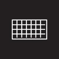Clean Minimalist Grid Design on Black Background Graphic Resource vector