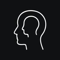Inner Thoughts A Minimalistic Representation of Mind and Self Awareness vector