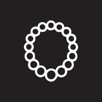 Abstract Circle Ring Design Geometric Shapes Elegant Decorative Motif vector