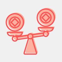 Icon liquidity. Crypto currency elements. Icon in two tone style. vector