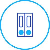 Iconic Illustration of Archive File Folder for Organized Data Storage vector
