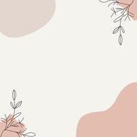 Beautiful abstract background with autumn leaves vector