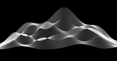 Abstract background with a dynamic wave Geography Design illustration Black and white vector
