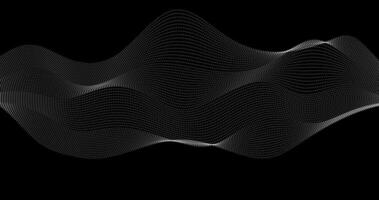Wave of particles. geography grid surface Abstract illustration Horizon design vector