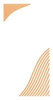 Abstract background with wavy lines at the border of flame illustration vertical cover design. vector