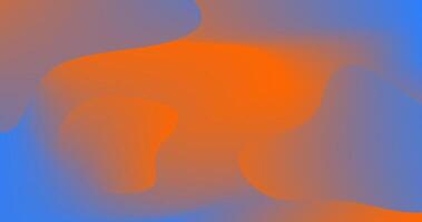 Orange Blue Gradient Abstract background with dynamic shape illustration for wallpaper, web page background, book cover vector