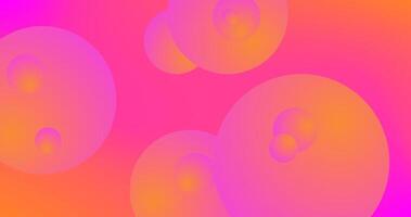 Gradient circles Abstract background illustration wallpaper web banner design surface textures vector